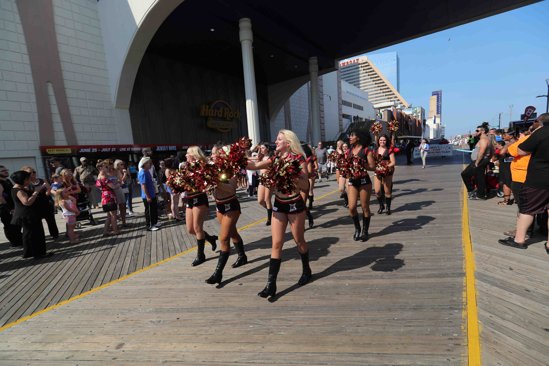 Hard Rock celebrated its one-year anniversary with Boardwalk parade